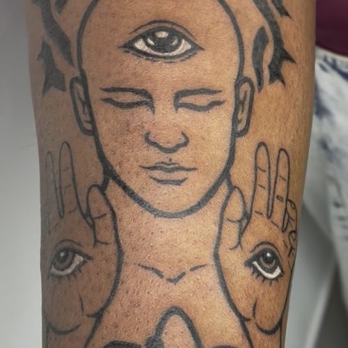 Black skin Dark skin Black people Berlin Tattoo Dunkle haut Tattoo