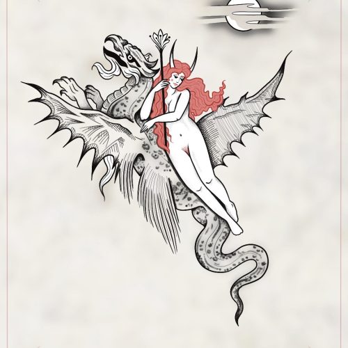 Tarot Medieval Tattoo Aubergine Tattoo Neukölln Tattoo Berlin